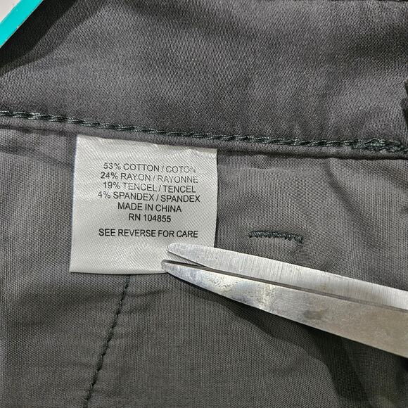 NWT Lila Ryan The Jenalyn Size 4P Green Brushed Sateen Bootcut Trouser - Picture 6 of 9